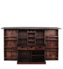 Norman Sheesham Wood Bar Cabinet in Provincial Teak Finish