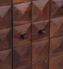 Norman Sheesham Wood Bar Cabinet in Provincial Teak Finish