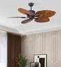 Noro Smart Fan Brown Metal , Google & Alexa Remote & App Control