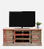 Norris Solid Wood TV Console In Distress Finish For TVs Up To 55"