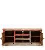 Norris Solid Wood TV Console In Distress Finish For TVs Up To 55"