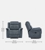 Norton 1 Seater Manual Recliner in Turquoise Colour Norton 1 Seater Manual Recliner in Turquoise Colour