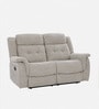 Norton  2 Seater Manual Recliner in Light Grey Colour
