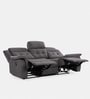 Norton  3 Seater Manual Recliner in Grey Colour