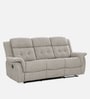 Norton  3 Seater Manual Recliner in Light Grey Colour
