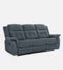 Norton 3 Seater Manual Recliner in Turquoise Colour Norton 3 Seater Manual Recliner in Turquoise Colour