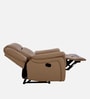Norton Leatherette 1 Seater Manual Recliner in Brown Colour