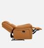 Norton Leatherette 1 Seater Manual Recliner in Tan Colour