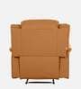 Norton Leatherette 1 Seater Manual Recliner in Tan Colour