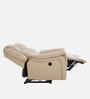 Norton Leatherette 1 Seater Motorized Recliner in Beige Colour