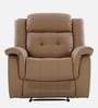 Norton Leatherette 1 Seater Motorized Recliner in Brown Colour