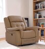 Norton Leatherette 1 Seater Motorized Recliner in Brown Colour
