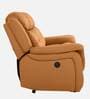 Norton Leatherette 1 Seater Motorized Recliner in Tan Colour