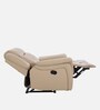 Norton Leatherette 2 Seater Manual Recliner in Beige Colour