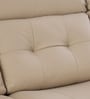Norton Leatherette 2 Seater Manual Recliner in Beige Colour