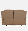 Norton Leatherette 2 Seater Manual Recliner in Brown Colour