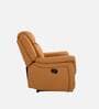 Norton Leatherette 2 Seater Manual Recliner in Tan Colour