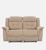 Norton Leatherette 2 Seater Motorized Recliner in Beige Colour