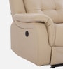Norton Leatherette 2 Seater Motorized Recliner in Beige Colour