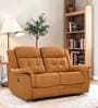 Norton Leatherette 2 Seater Motorized Recliner in Tan Colour