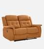 Norton Leatherette 2 Seater Motorized Recliner in Tan Colour