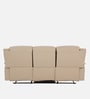 Norton Leatherette 3 Seater Manual Recliner in Beige Colour