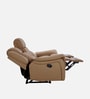 Norton Leatherette 3 Seater Manual Recliner in Brown Colour
