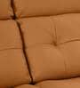 Norton Leatherette 3 Seater Manual Recliner in Tan Colour