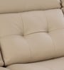 Norton Leatherette 3 Seater Motorized Recliner in Beige Colour