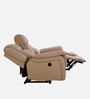 Norton Leatherette 3 Seater Motorized Recliner in Brown Colour