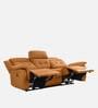 Norton Leatherette 3 Seater Motorized Recliner in Tan Colour