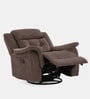 Norton RRR 1 Seater Manual Recliner in Nutella Brown Colour With Rocker & Swivel Norton RRR 1 Seater Manual Recliner in Nutella Brown Colour With Rocker & Swivel