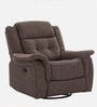 Norton RRR 1 Seater Manual Recliner in Nutella Brown Colour With Rocker & Swivel Norton RRR 1 Seater Manual Recliner in Nutella Brown Colour With Rocker & Swivel