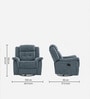 Norton RRR 1 Seater Manual Recliner in Turquoise Colour With Rocker & Swivel Norton RRR 1 Seater Manual Recliner in Turquoise Colour With Rocker & Swivel