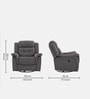 Norton RRR 1 Seater Motorised Recliner in Grey Colour With Rocker & Swivel Norton RRR 1 Seater Motorised Recliner in Grey Colour With Rocker & Swivel