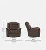Norton RRR 1 Seater Motorised Recliner in Nutella Brown Colour With Rocker & Swivel Norton RRR 1 Seater Motorised Recliner in Nutella Brown Colour With Rocker & Swivel