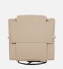 Norton RRR Leatherette 1 Seater Manual Recliner in Beige Colour With Rocker & Swivel