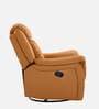 Norton RRR Leatherette 1 Seater Manual Recliner in Tan Colour With Rocker & Swivel