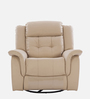 Norton RRR Leatherette 1 Seater Motorized Recliner in Beige Colour With Rocker & Swivel