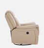 Norton RRR Leatherette 1 Seater Motorized Recliner in Beige Colour With Rocker & Swivel