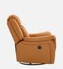 Norton RRR Leatherette 1 Seater Motorized Recliner in Tan Colour With Rocker & Swivel
