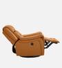 Norton RRR Leatherette 1 Seater Motorized Recliner in Tan Colour With Rocker & Swivel