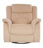 Norton RRR Velvet 1 Seater Manual Recliner in Beige Colour With Rocker & Swivel