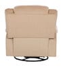 Norton RRR Velvet 1 Seater Manual Recliner in Beige Colour With Rocker & Swivel