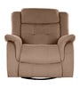 Norton RRR Velvet 1 Seater Manual Recliner in Brown Colour With Rocker & Swivel