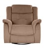 Norton RRR Velvet 1 Seater Manual Recliner in Brown Colour With Rocker & Swivel