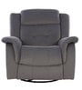 Norton RRR Velvet 1 Seater Manual Recliner in Grey Colour With Rocker & Swivel
