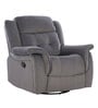 Norton RRR Velvet 1 Seater Manual Recliner in Grey Colour With Rocker & Swivel