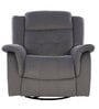 Norton RRR Velvet 1 Seater Manual Recliner in Grey Colour With Rocker & Swivel