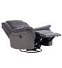 Norton RRR Velvet 1 Seater Manual Recliner in Grey Colour With Rocker & Swivel